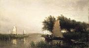 Arthur Quartley On Synepuxent Bay, Maryland Sweden oil painting artist
